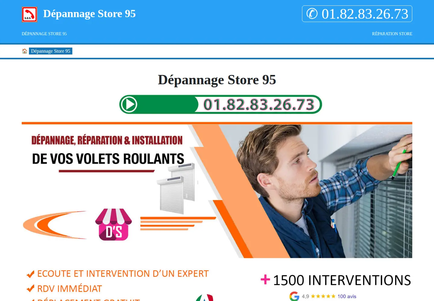 Screenshot of csfrs.fr