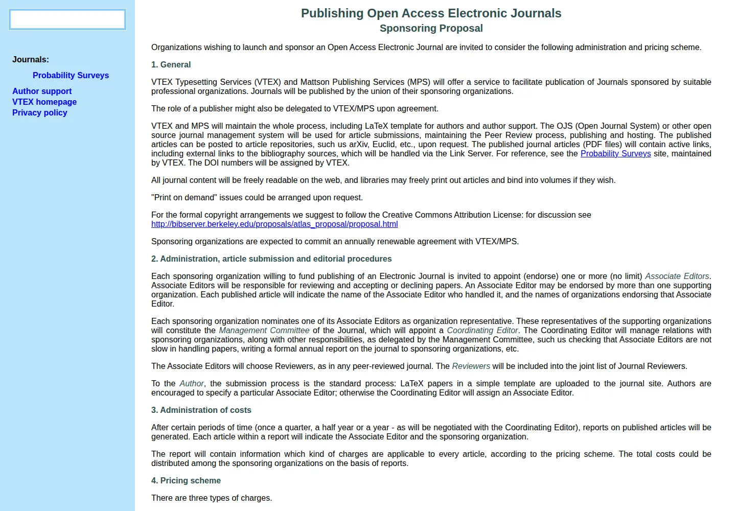 Captured homepage of i-journals.org in the current scan