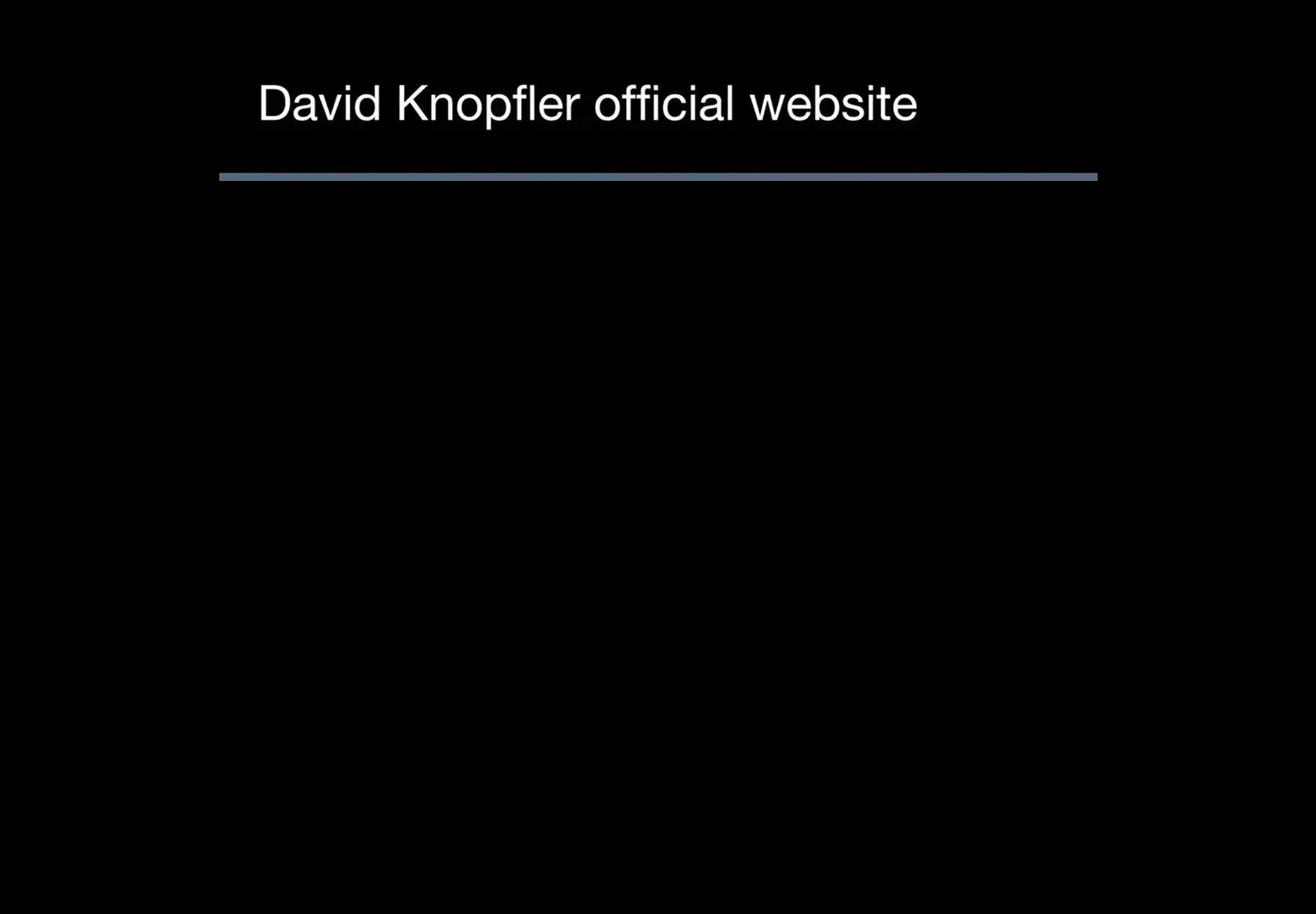 Screenshot of knopfler.com