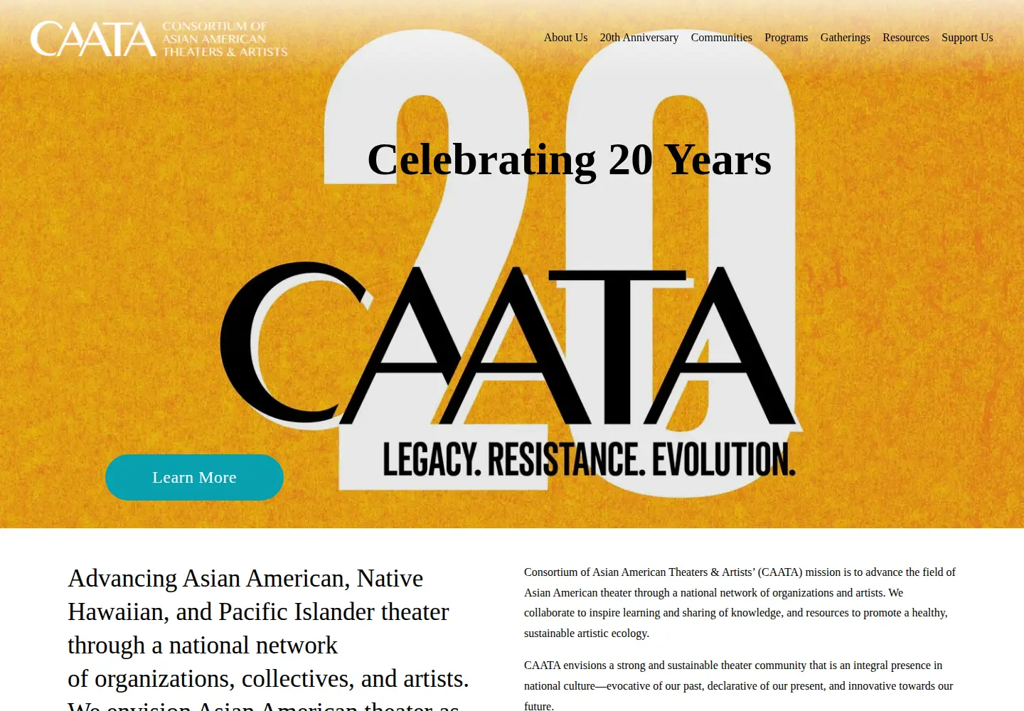 Screenshot of caata.net