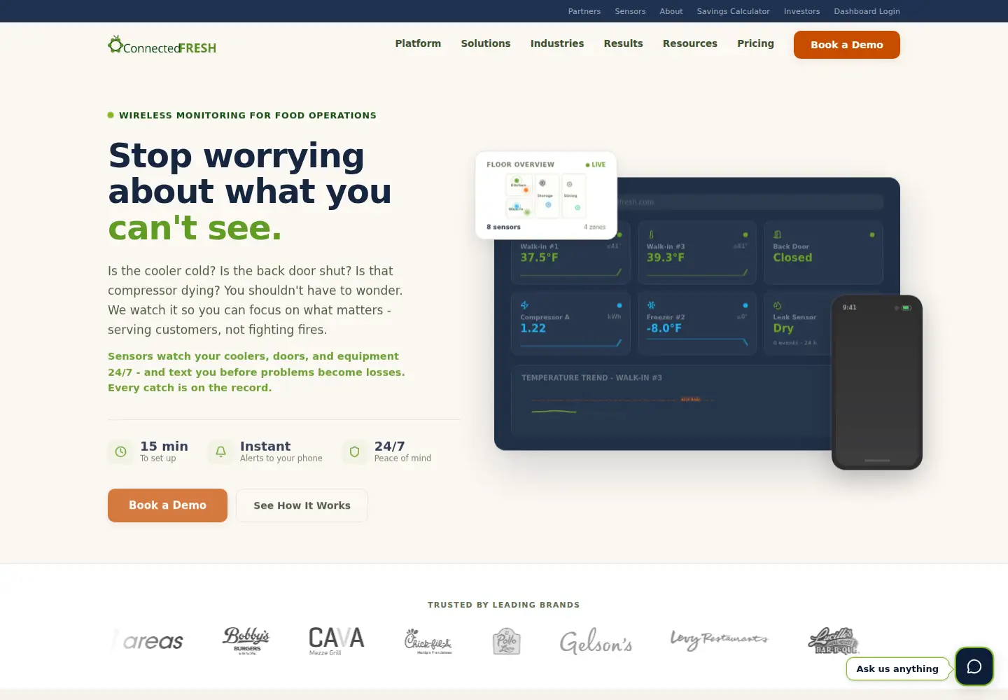 Screenshot of connectedfresh.com