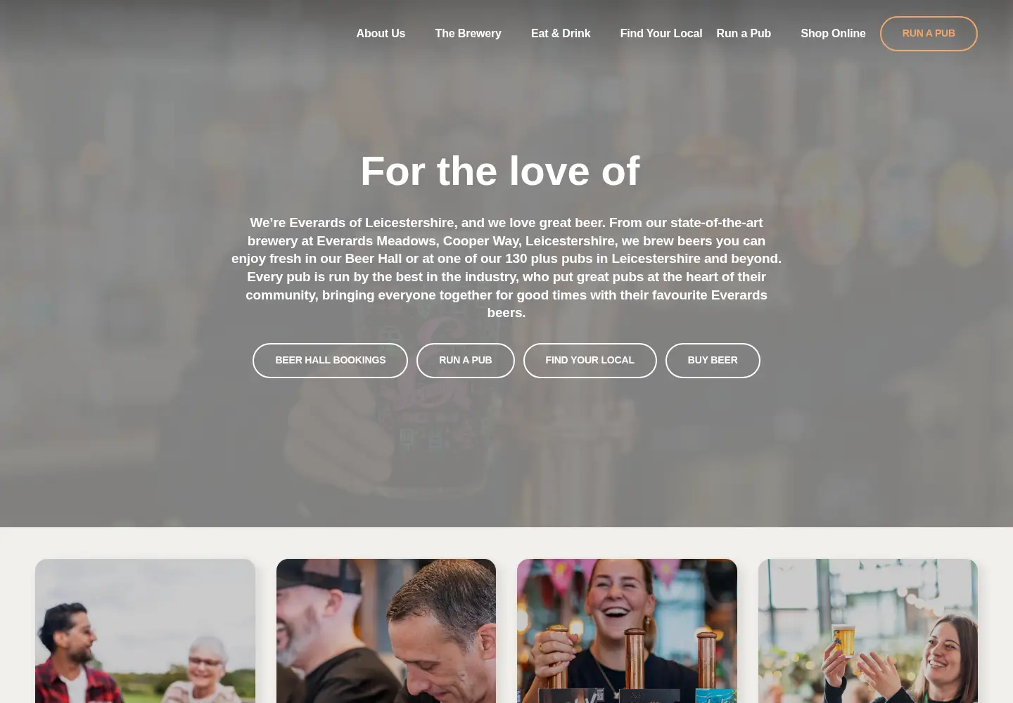 Captured homepage of everards.co.uk in the current scan