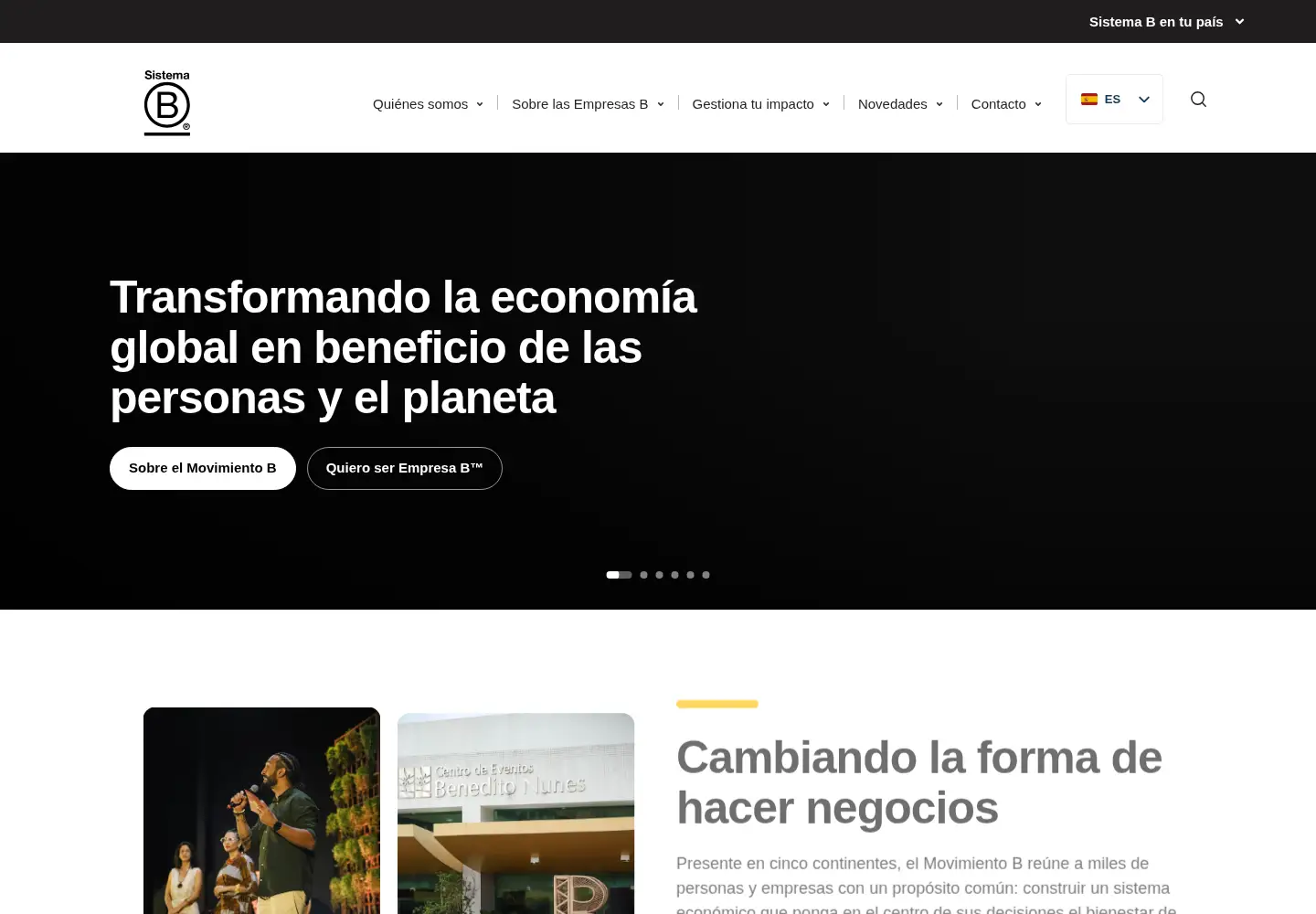 Screenshot of sistemab.org