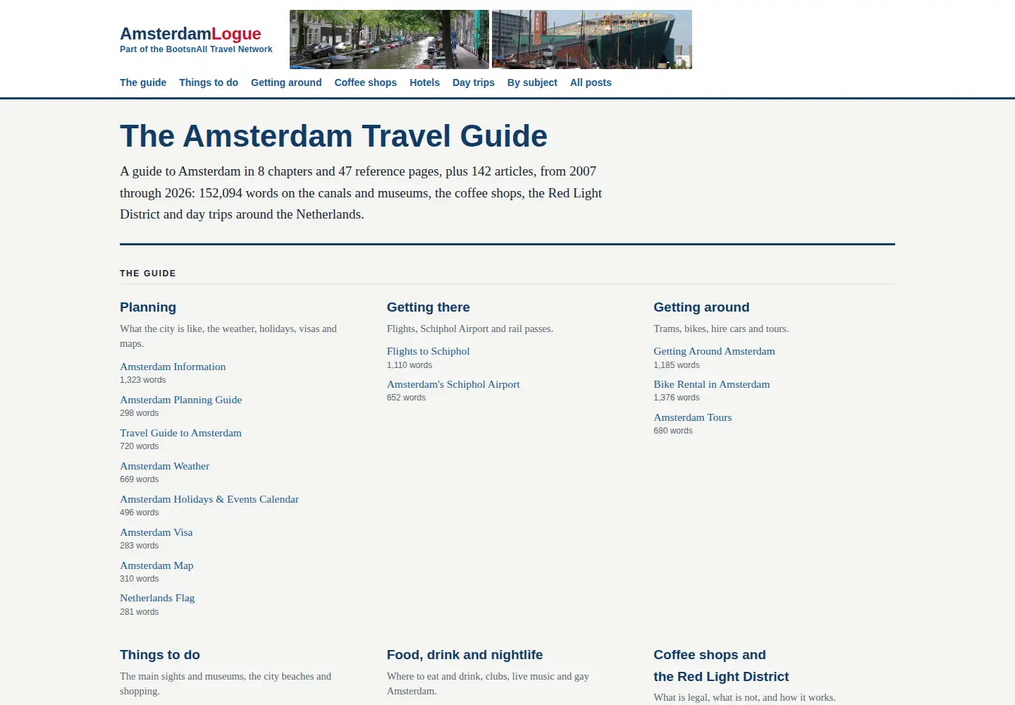 Screenshot of amsterdamlogue.com