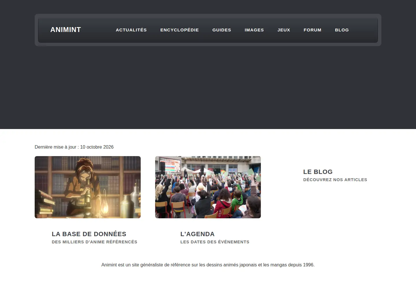 Screenshot of animint.com