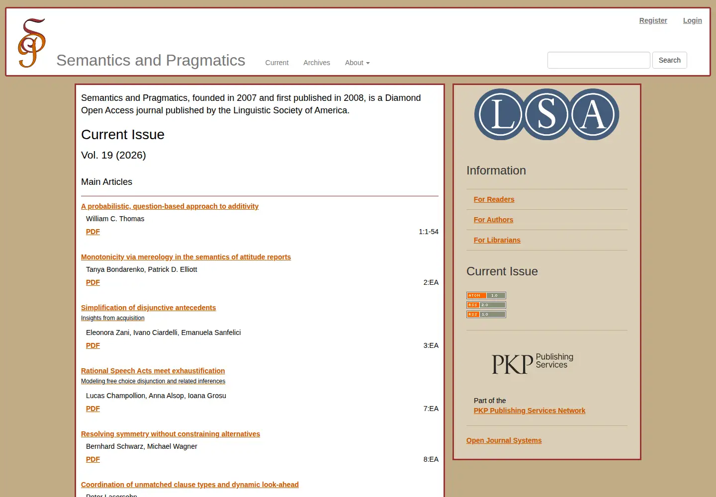 Screenshot of semprag.org