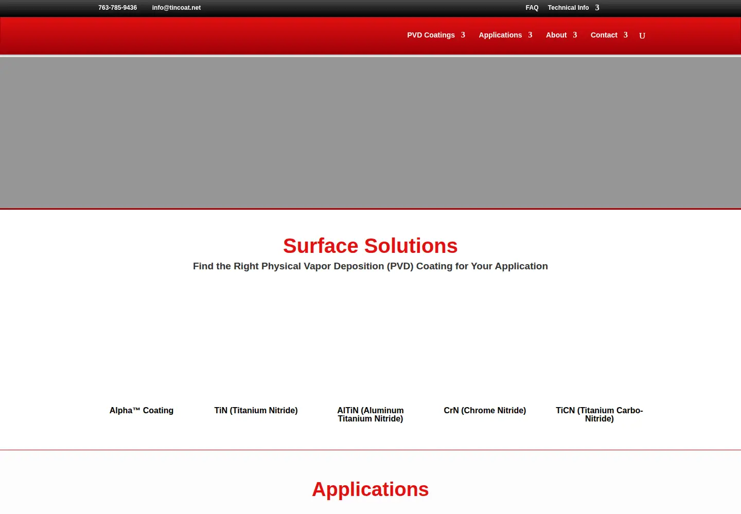 Screenshot of tincoat.net