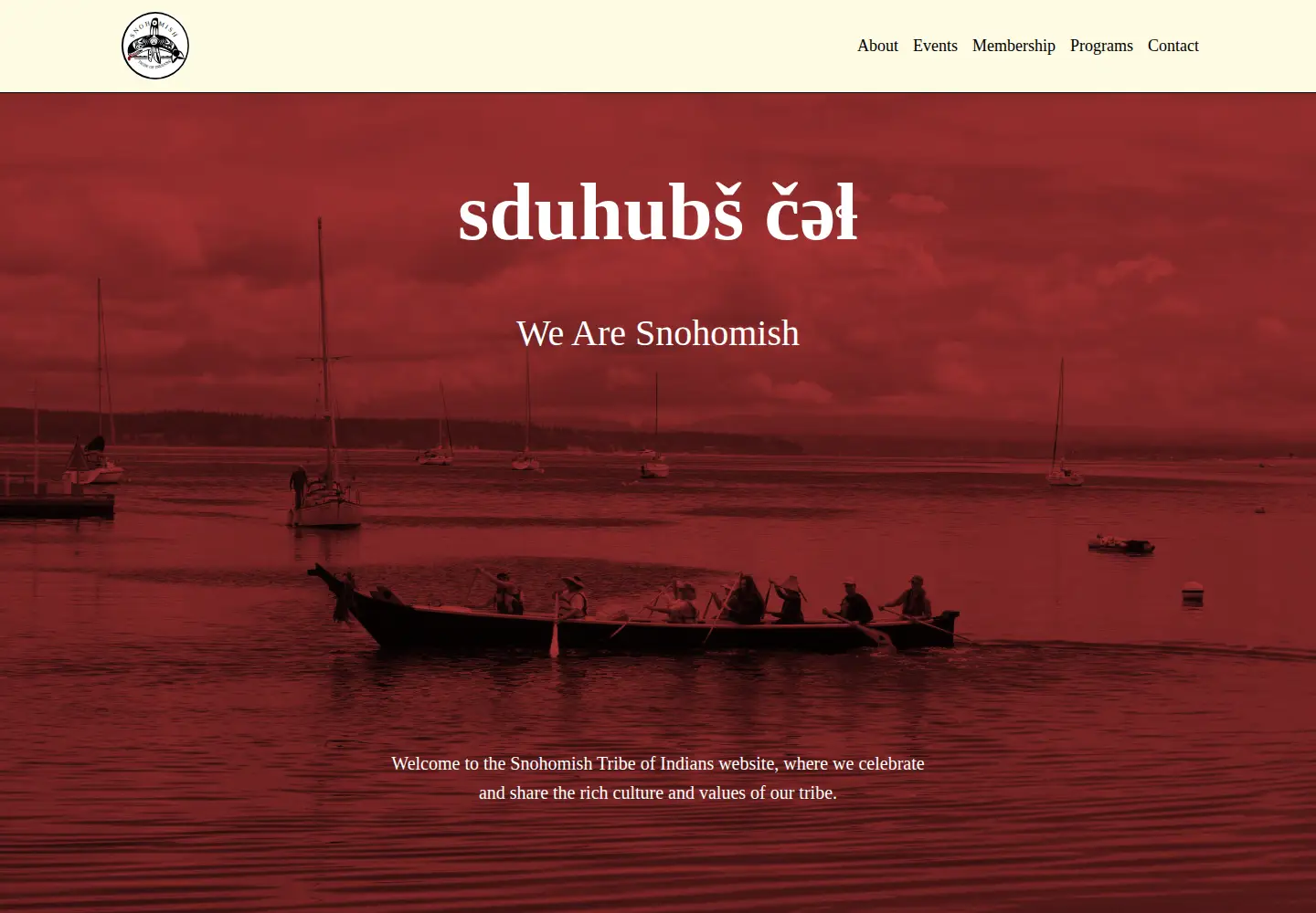 Screenshot of snohomishtribe.org