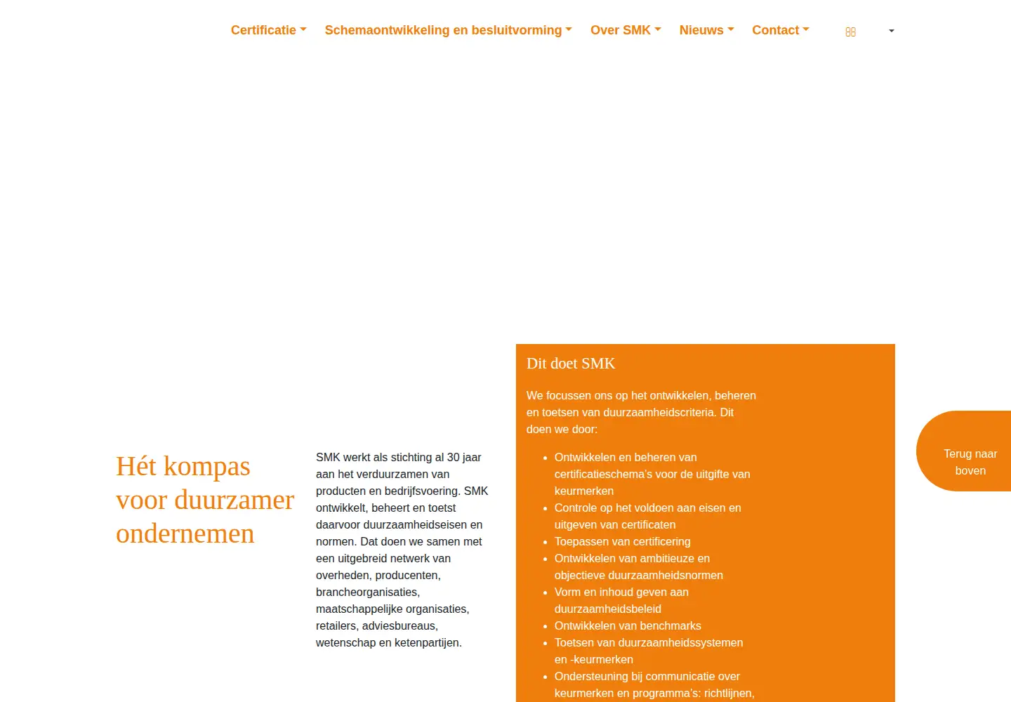Screenshot of smk.nl
