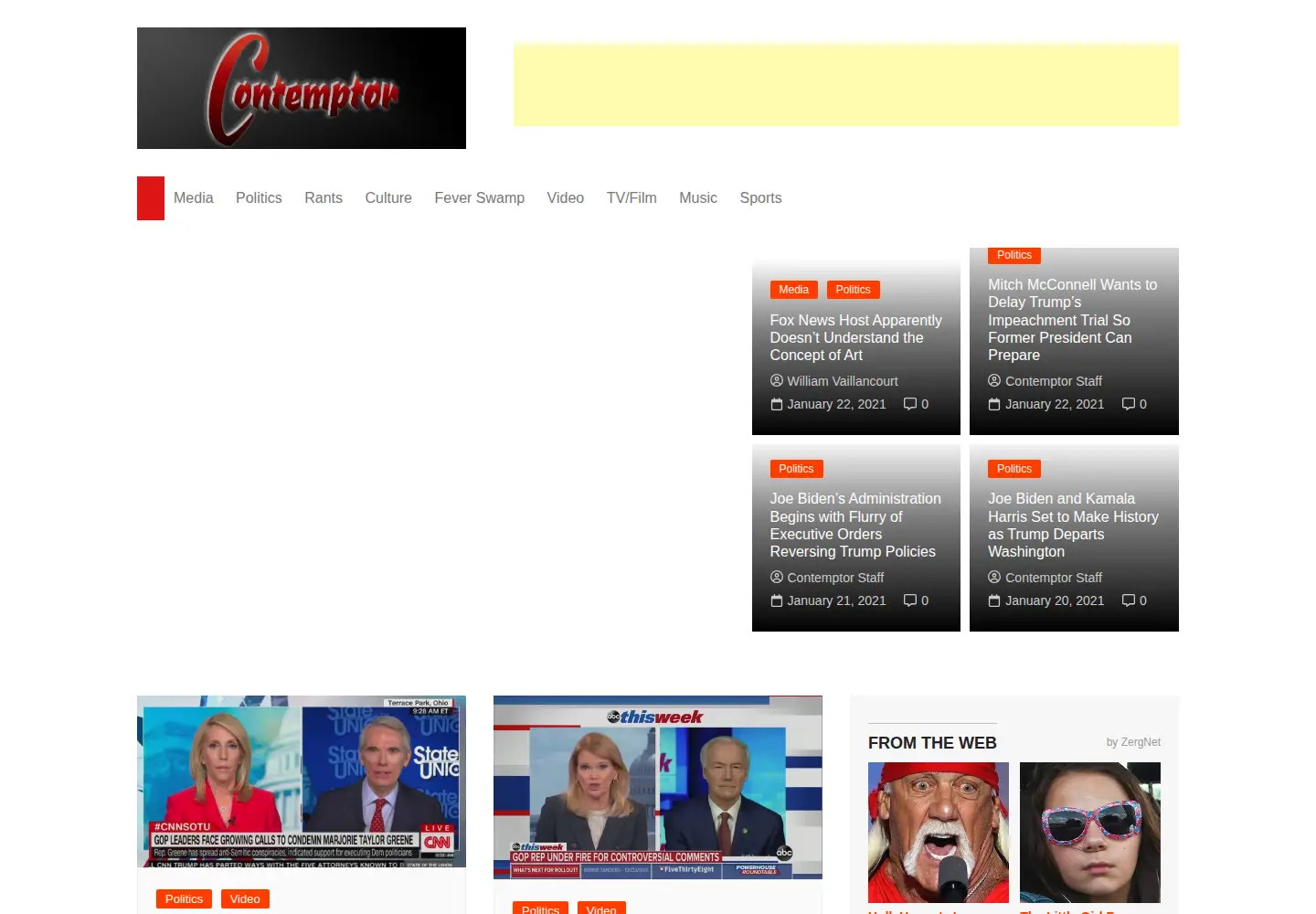 Screenshot of contemptor.com