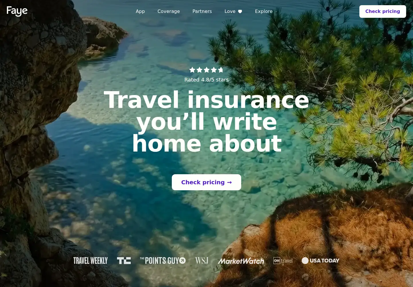 Screenshot of withfaye.com