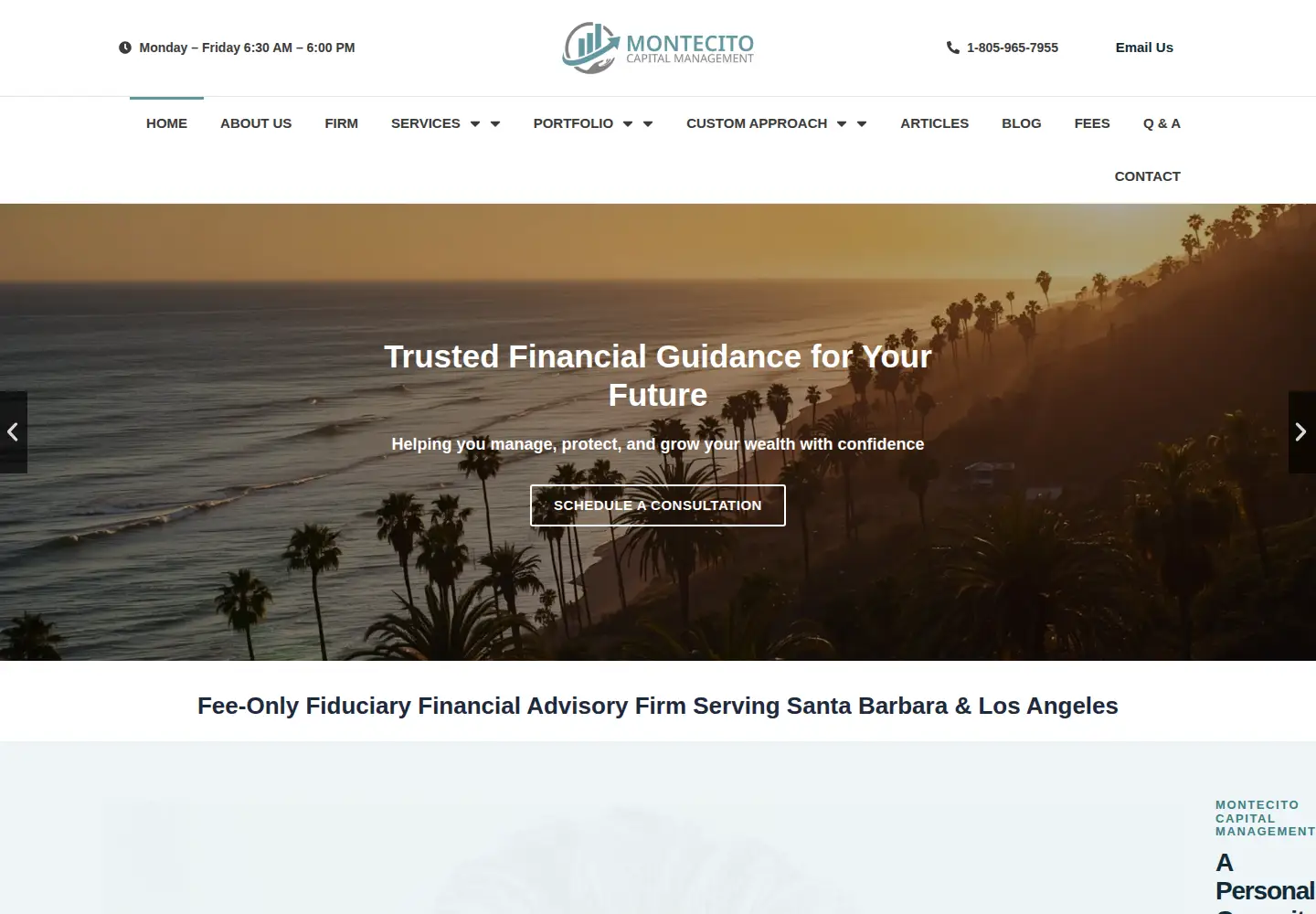 Screenshot of mcapitalmgt.com