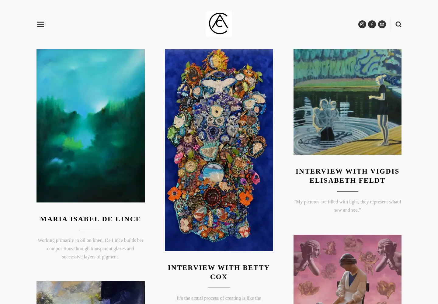 Screenshot of contemporaryartcuratormagazine.com