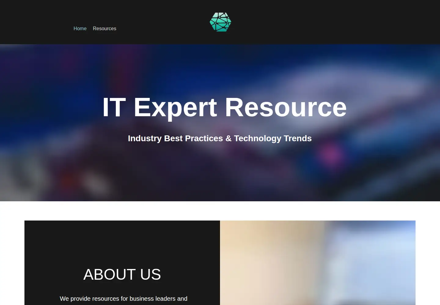 Screenshot of itexpertresource.com