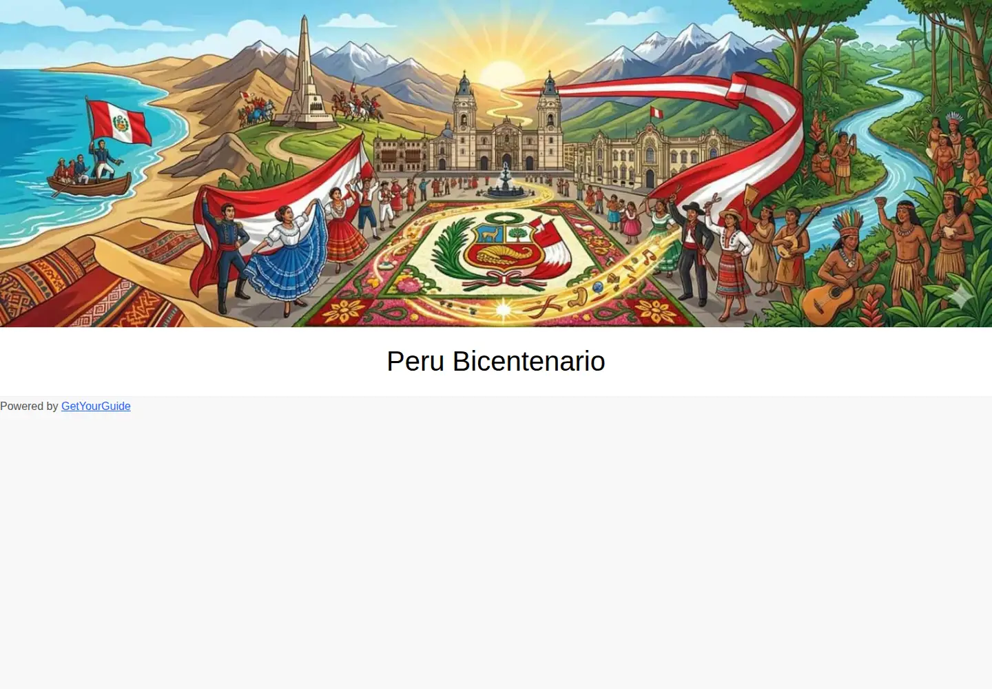 Screenshot of perubicentenario.pe