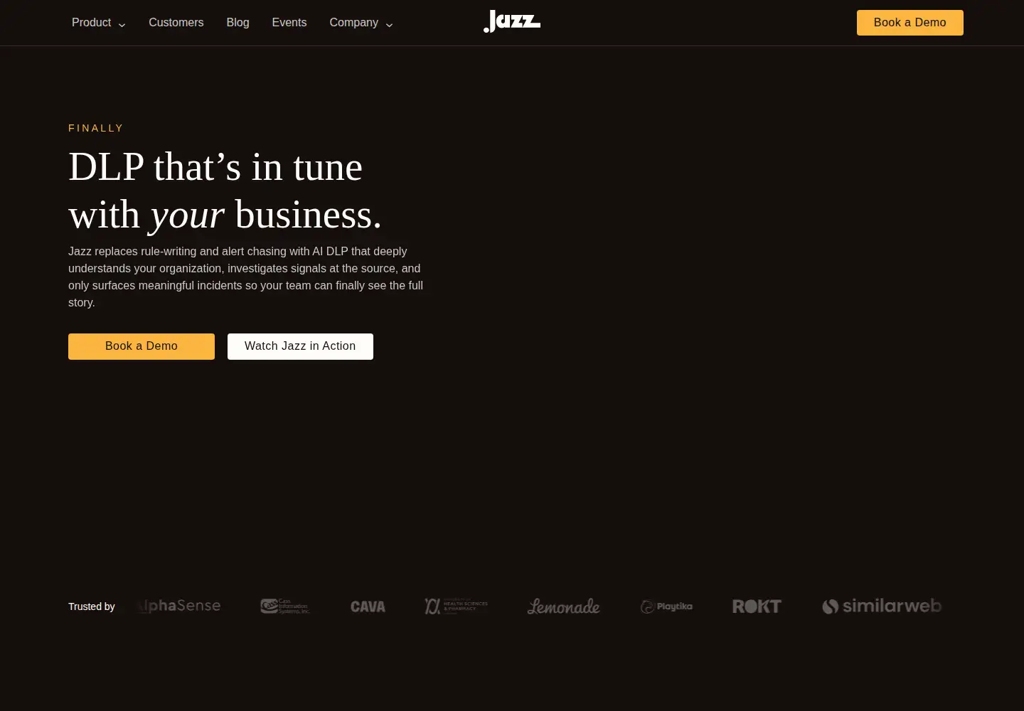Screenshot of jazz.security