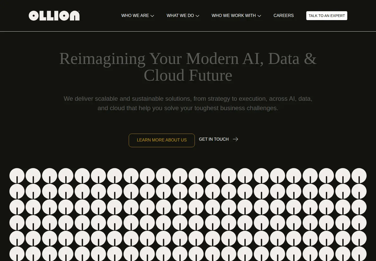 Screenshot of ollion.com