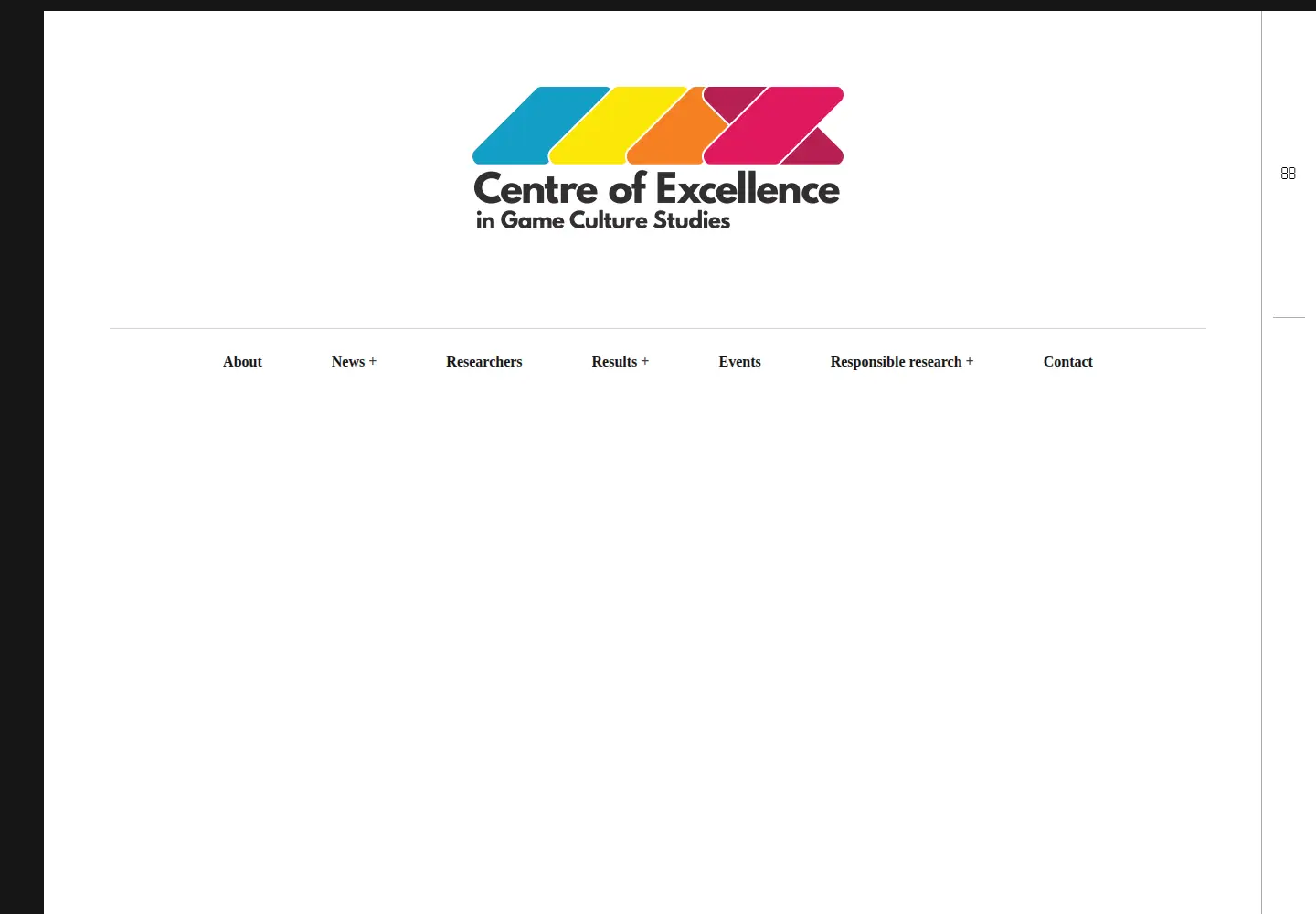 Screenshot of coe-gamecult.org