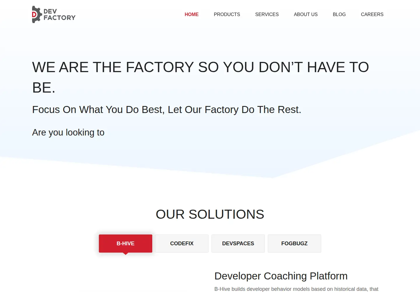 Screenshot of devfactory.com