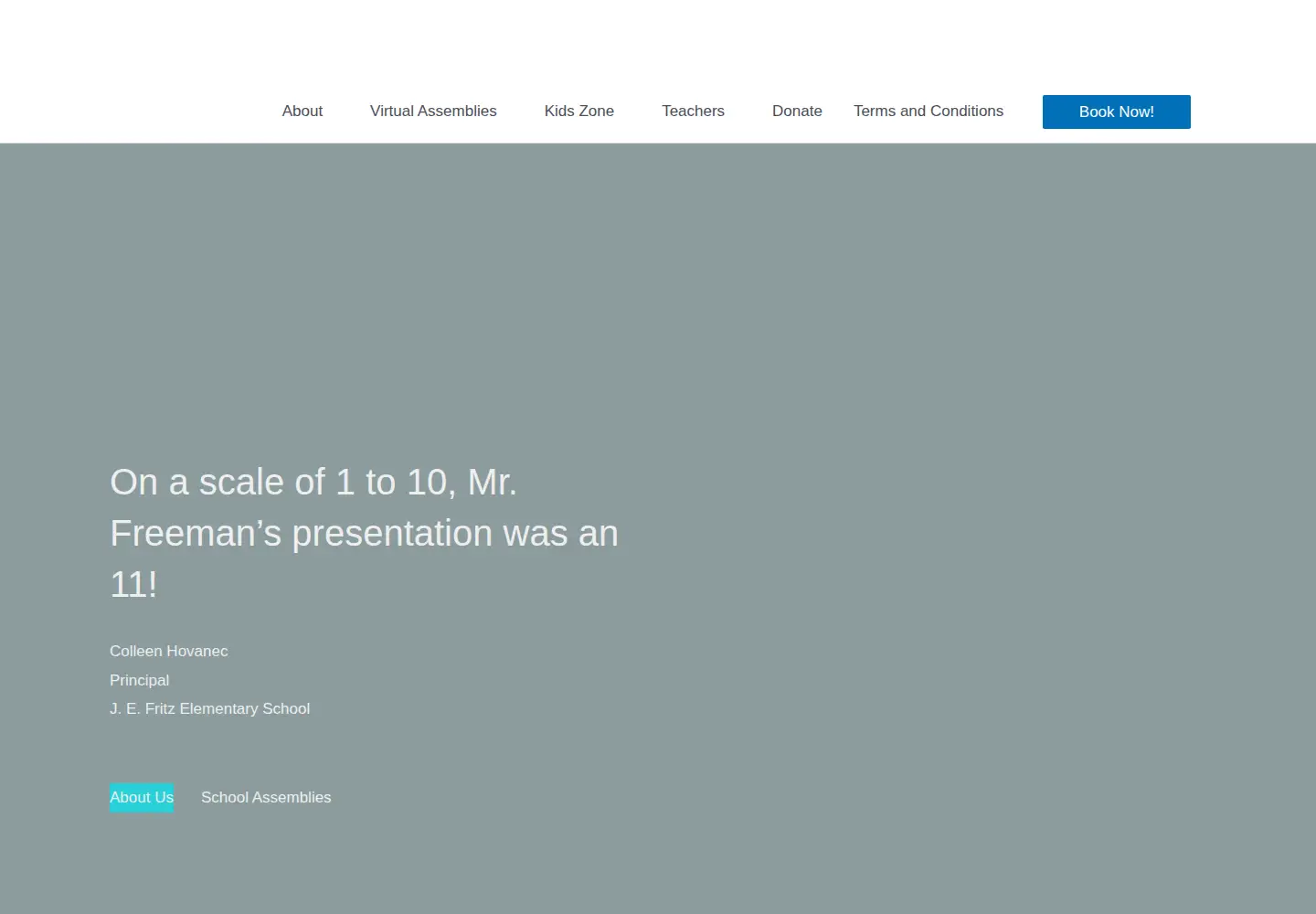 Screenshot of wildernessclassroom.com