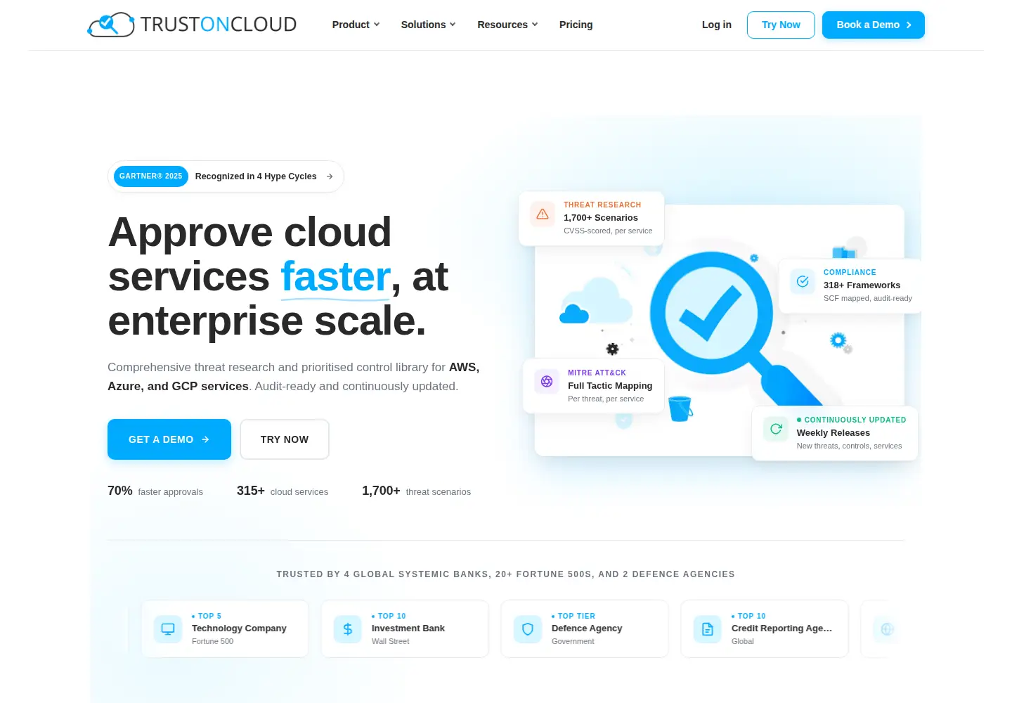 Screenshot of trustoncloud.com