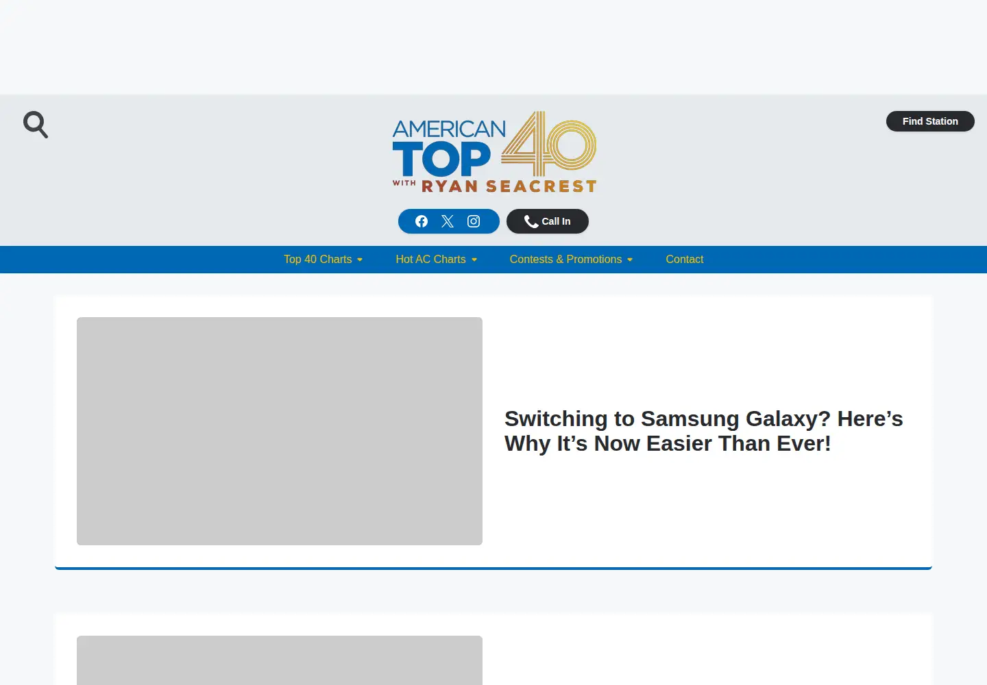 Screenshot of at40.com
