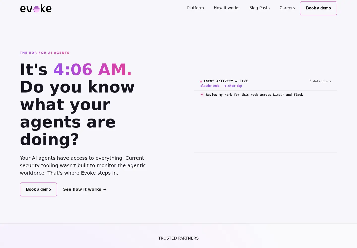 Screenshot of evokesecurity.com