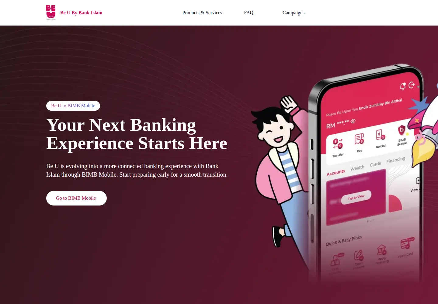 Screenshot of getbeu.com