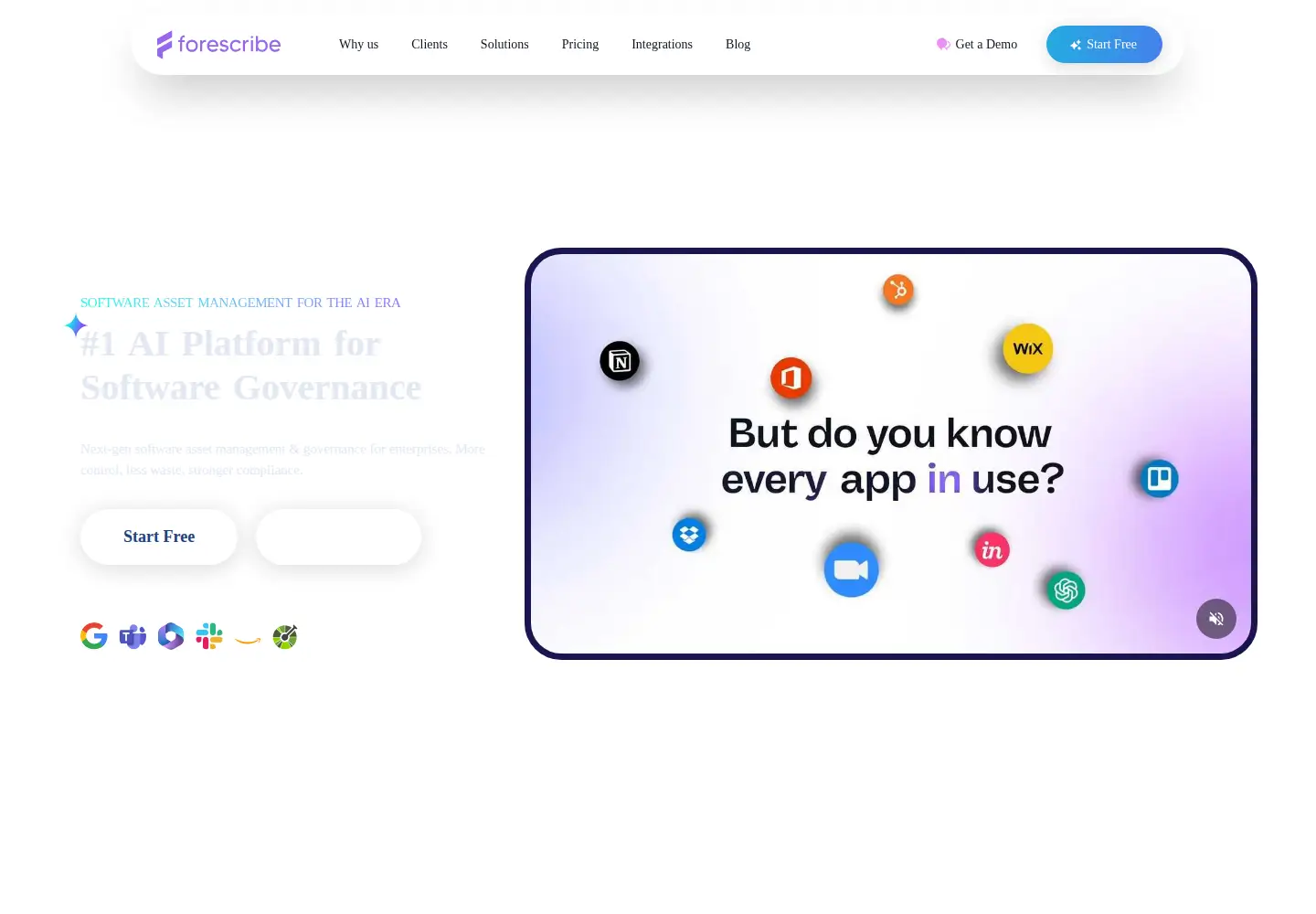 Screenshot of forescribe.ai