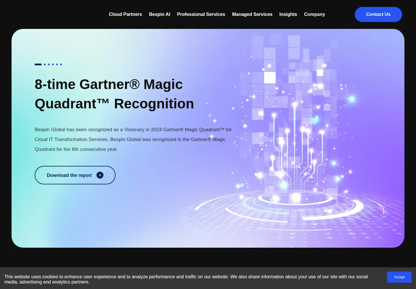 Screenshot of bespinglobal.us