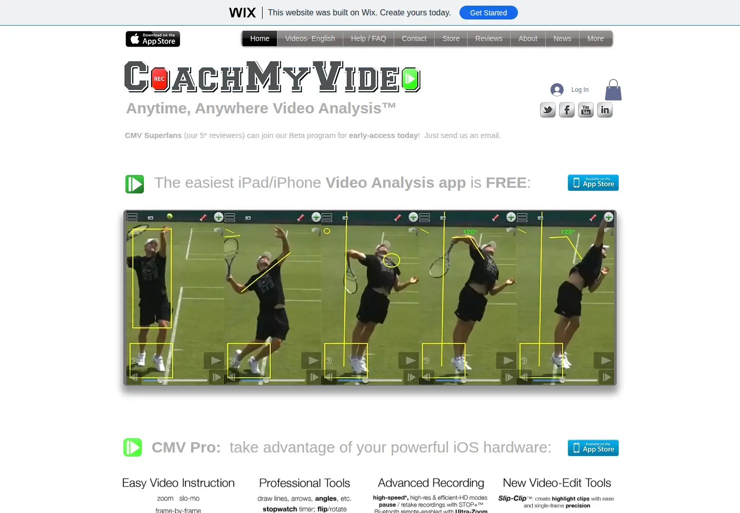 Screenshot of coachmyvideo.com