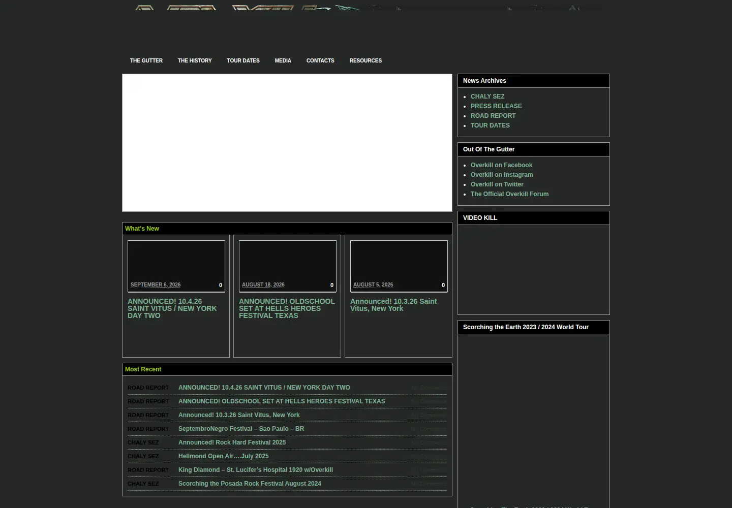 Captured homepage of wreckingcrew.com in the current scan