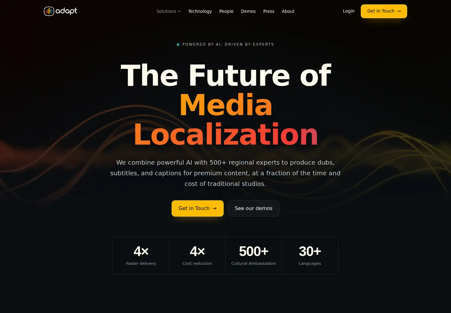 Screenshot of adaptglobal.io