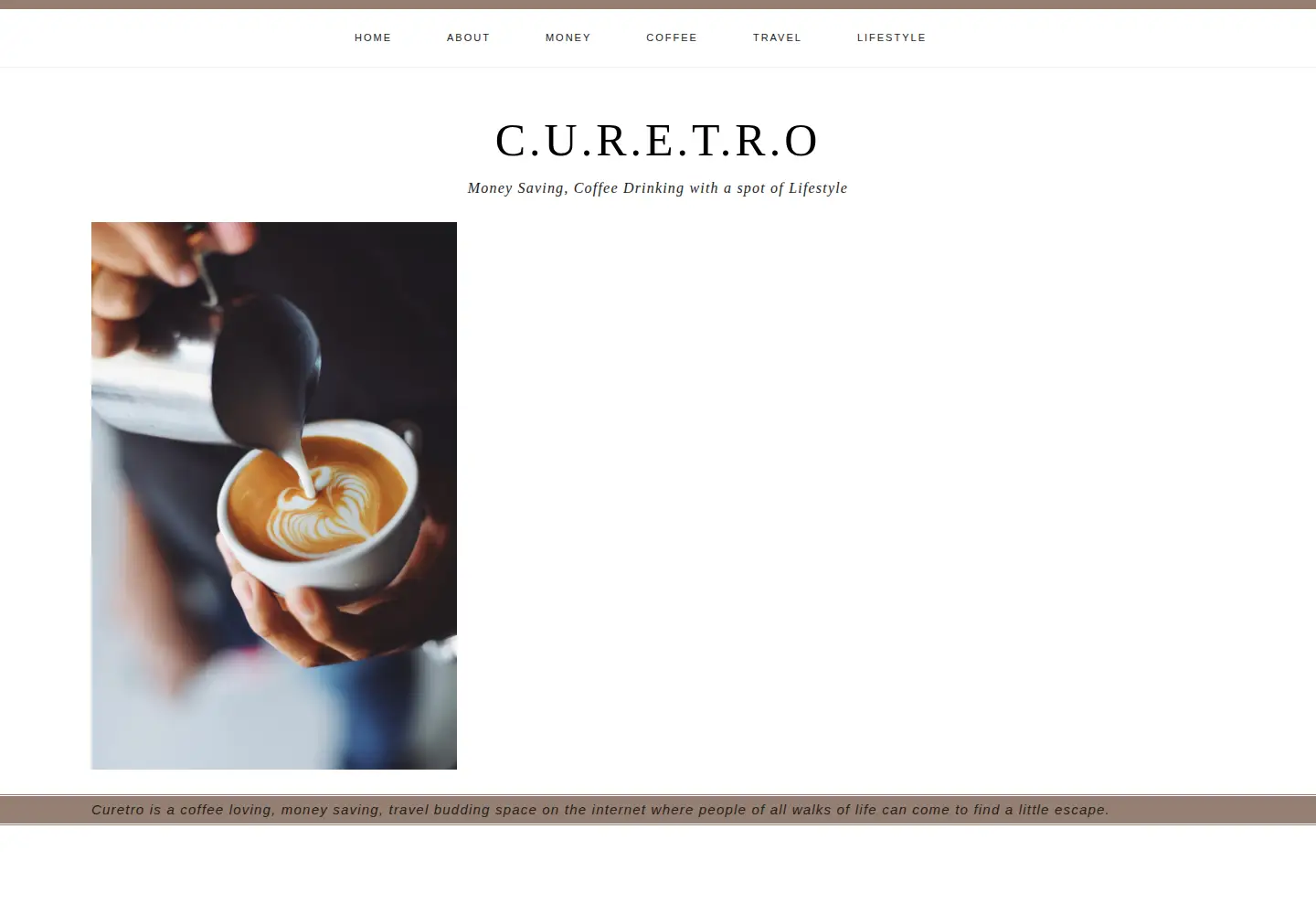 Screenshot of curetro.com