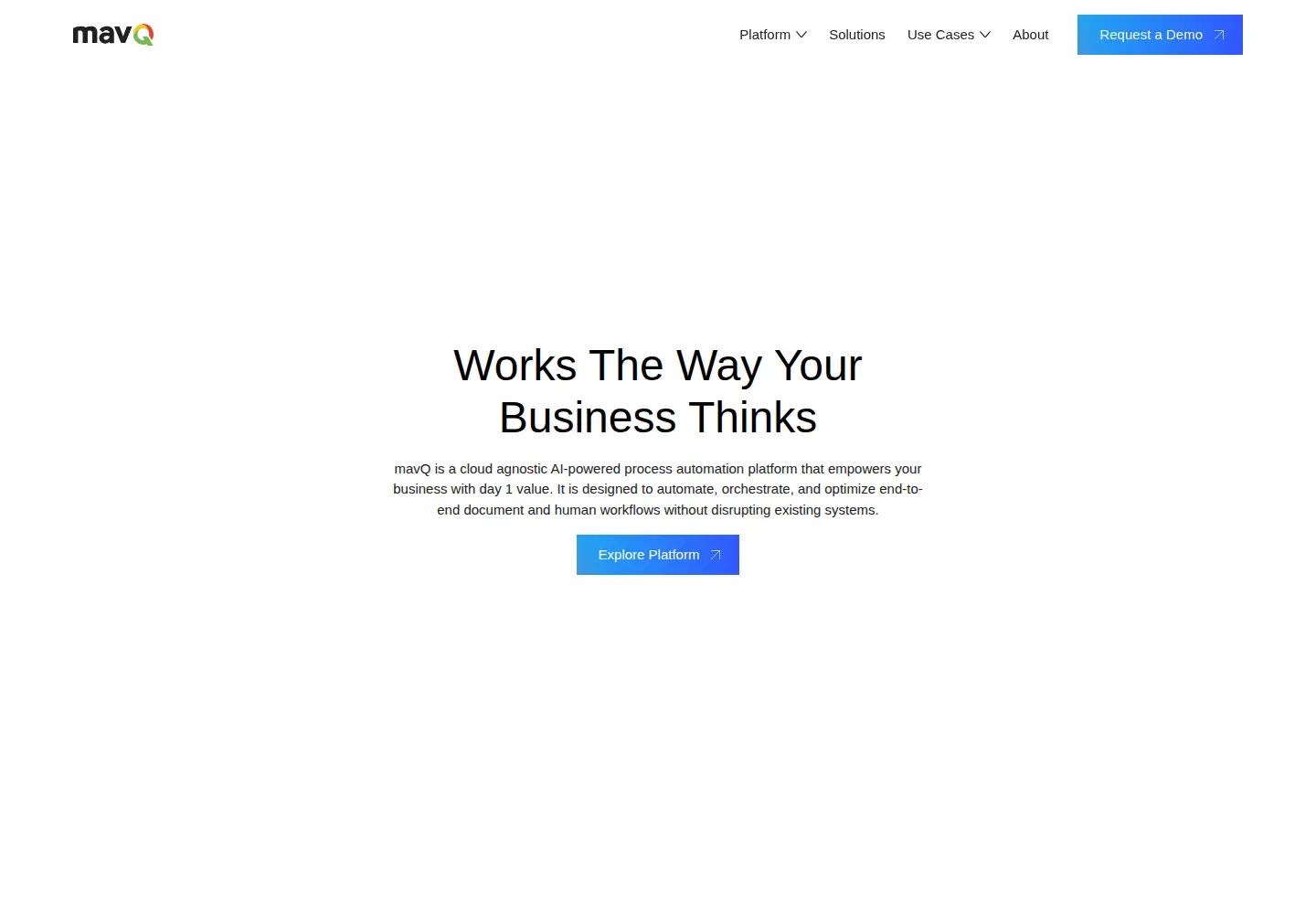 Screenshot of mavq.com