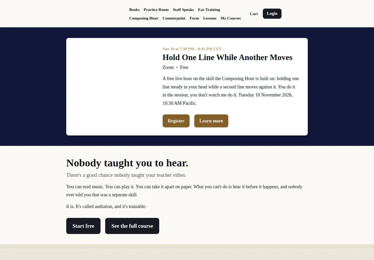 Screenshot of uremusic.com