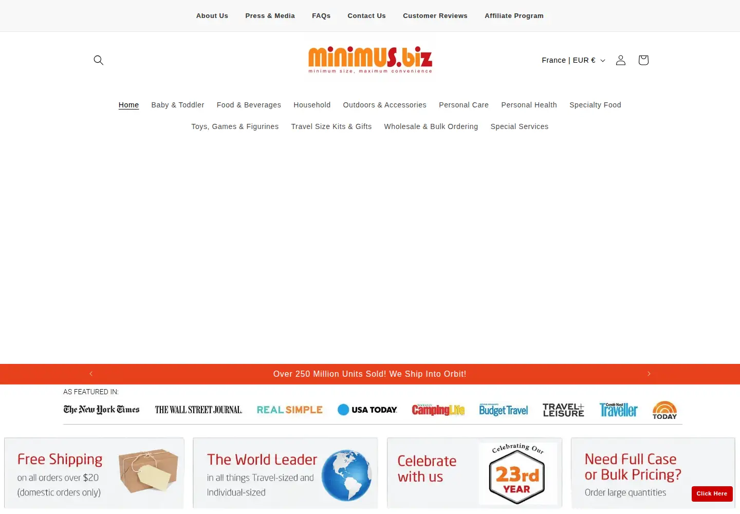 Screenshot of minimus.biz