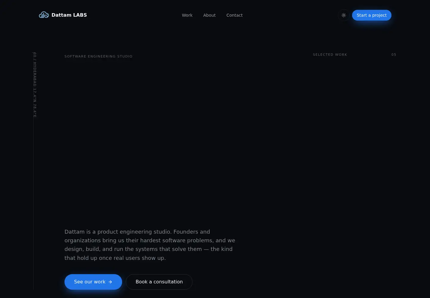 Screenshot of dattam.in