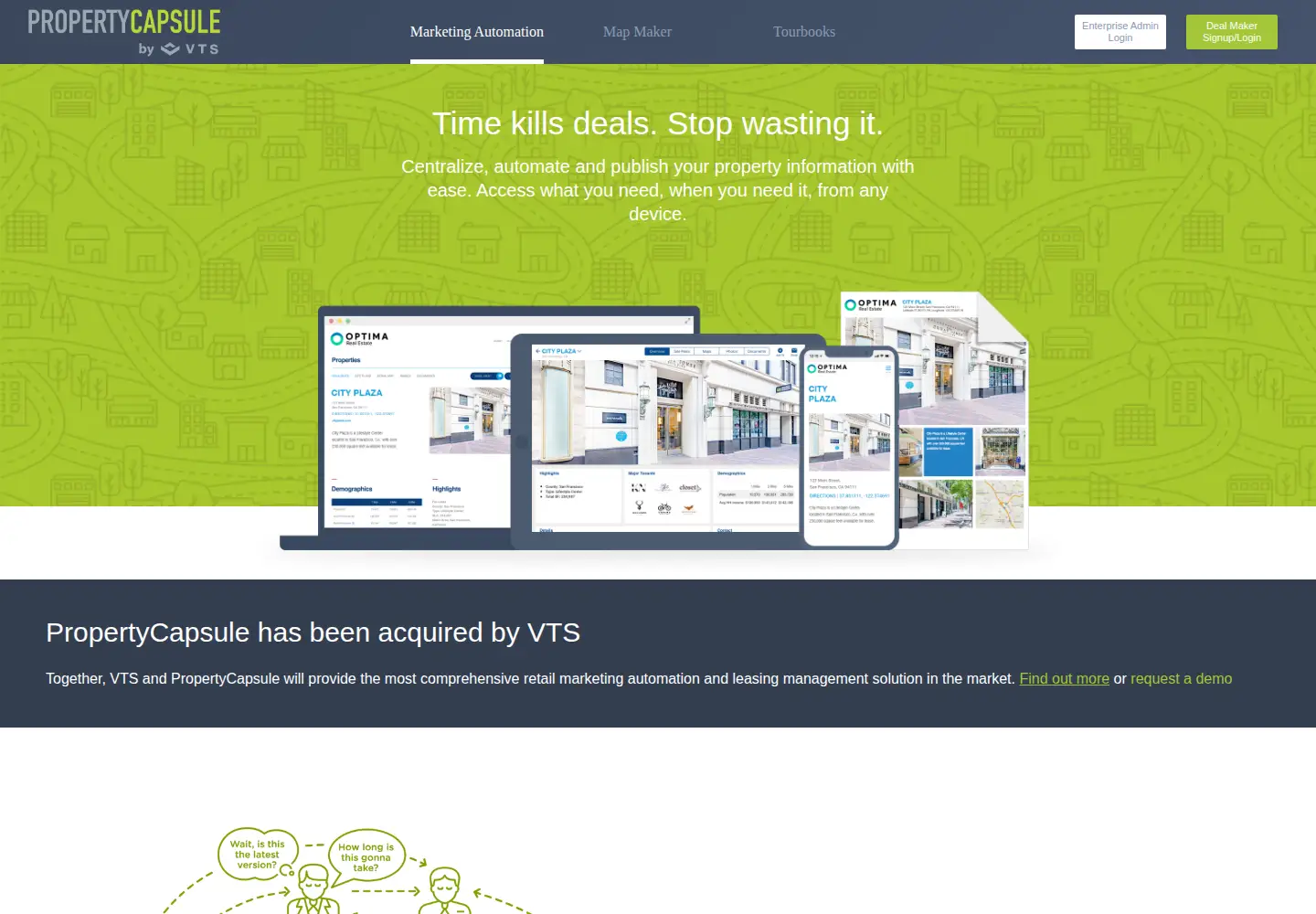Screenshot of propertycapsule.com