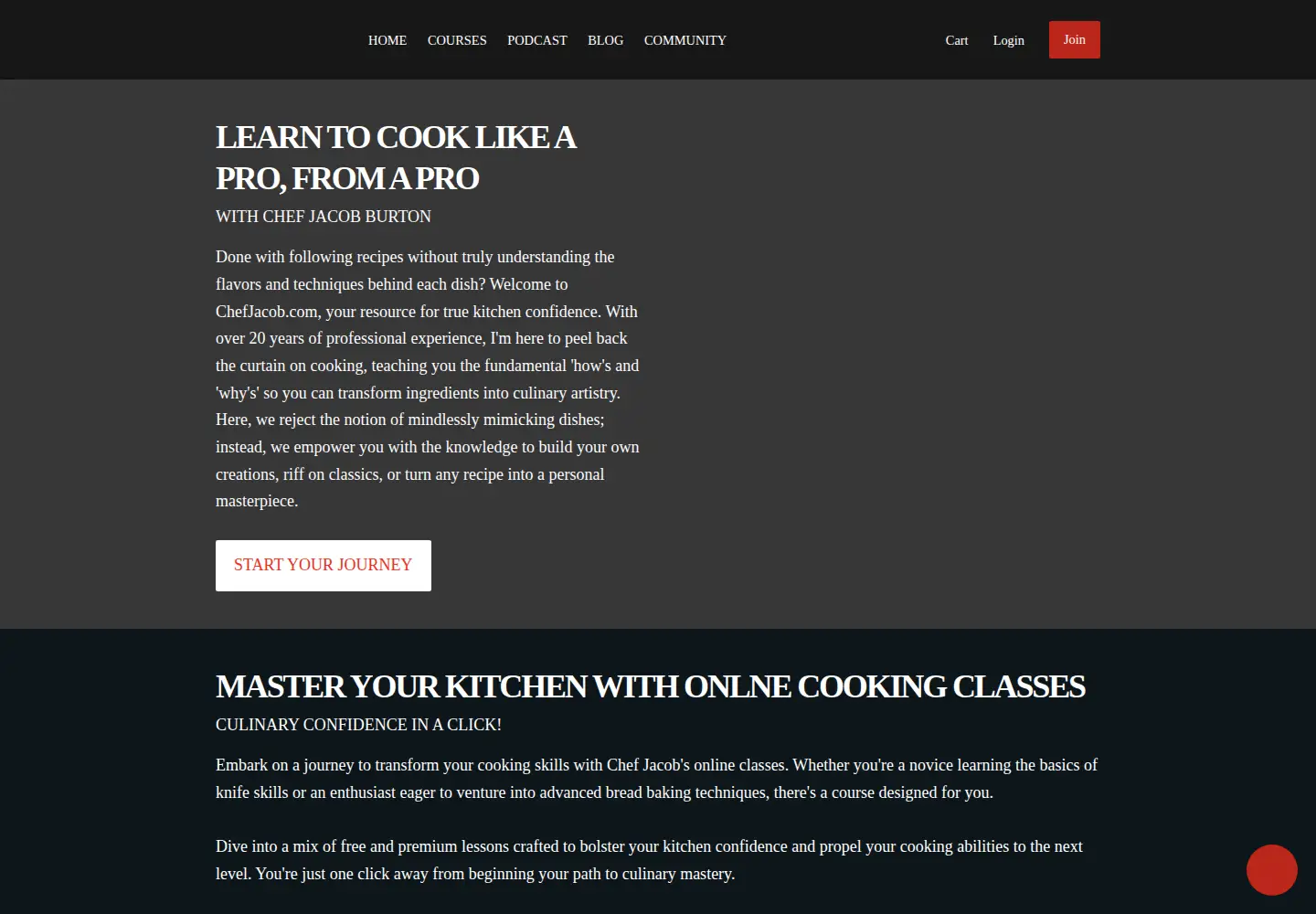 Screenshot of stellaculinary.com