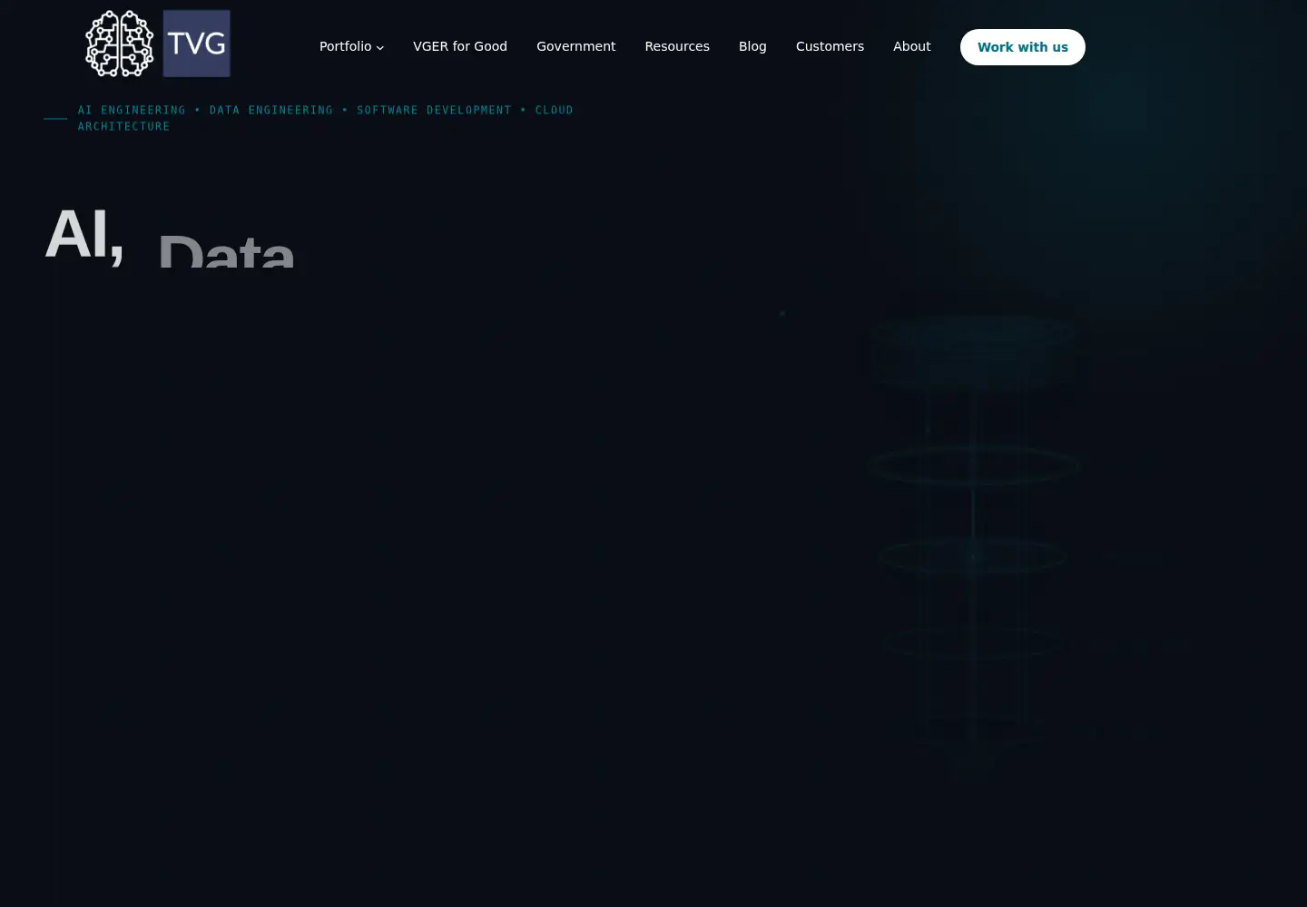 Screenshot of thevgergroup.com