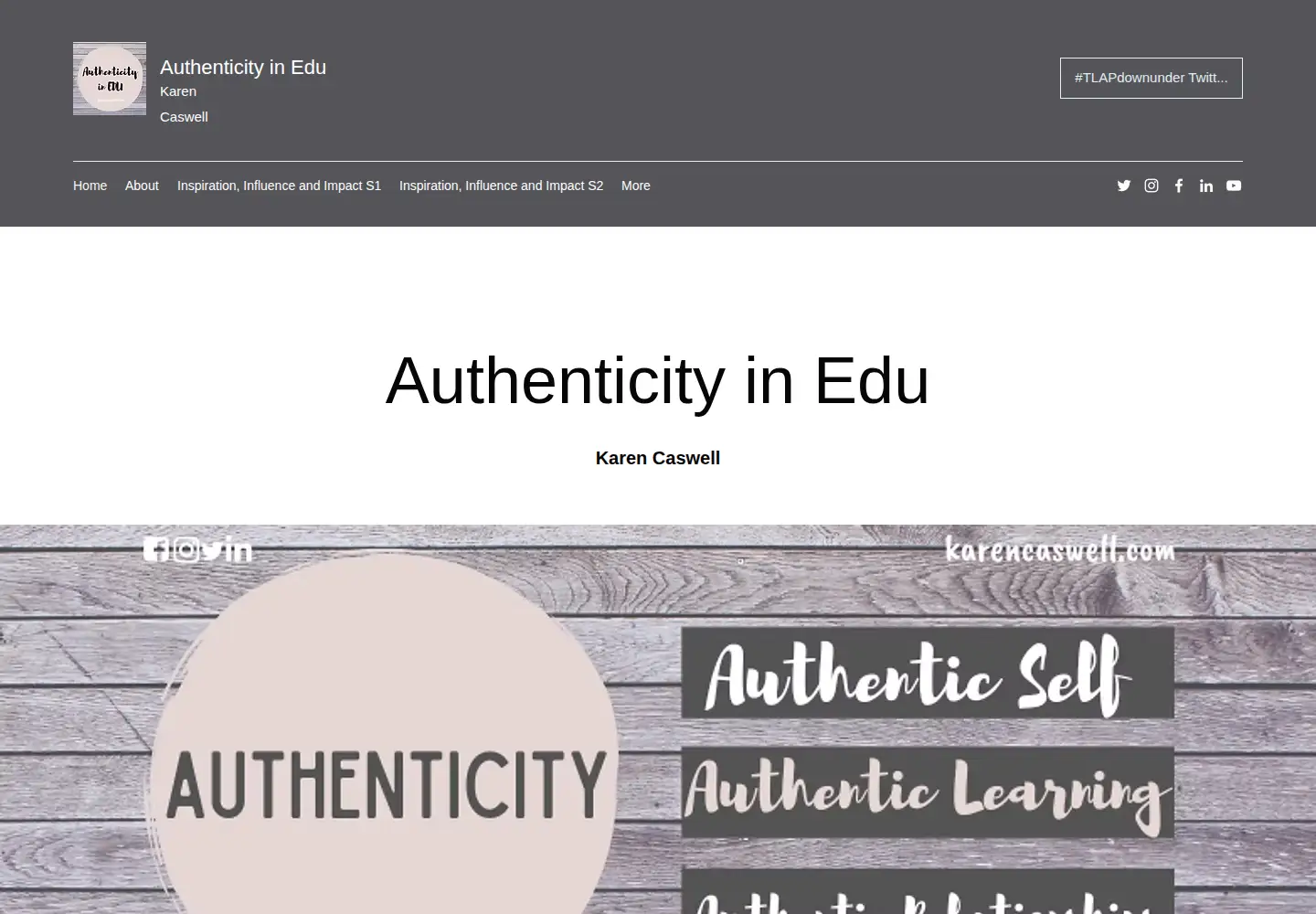 Screenshot of karencaswell.com
