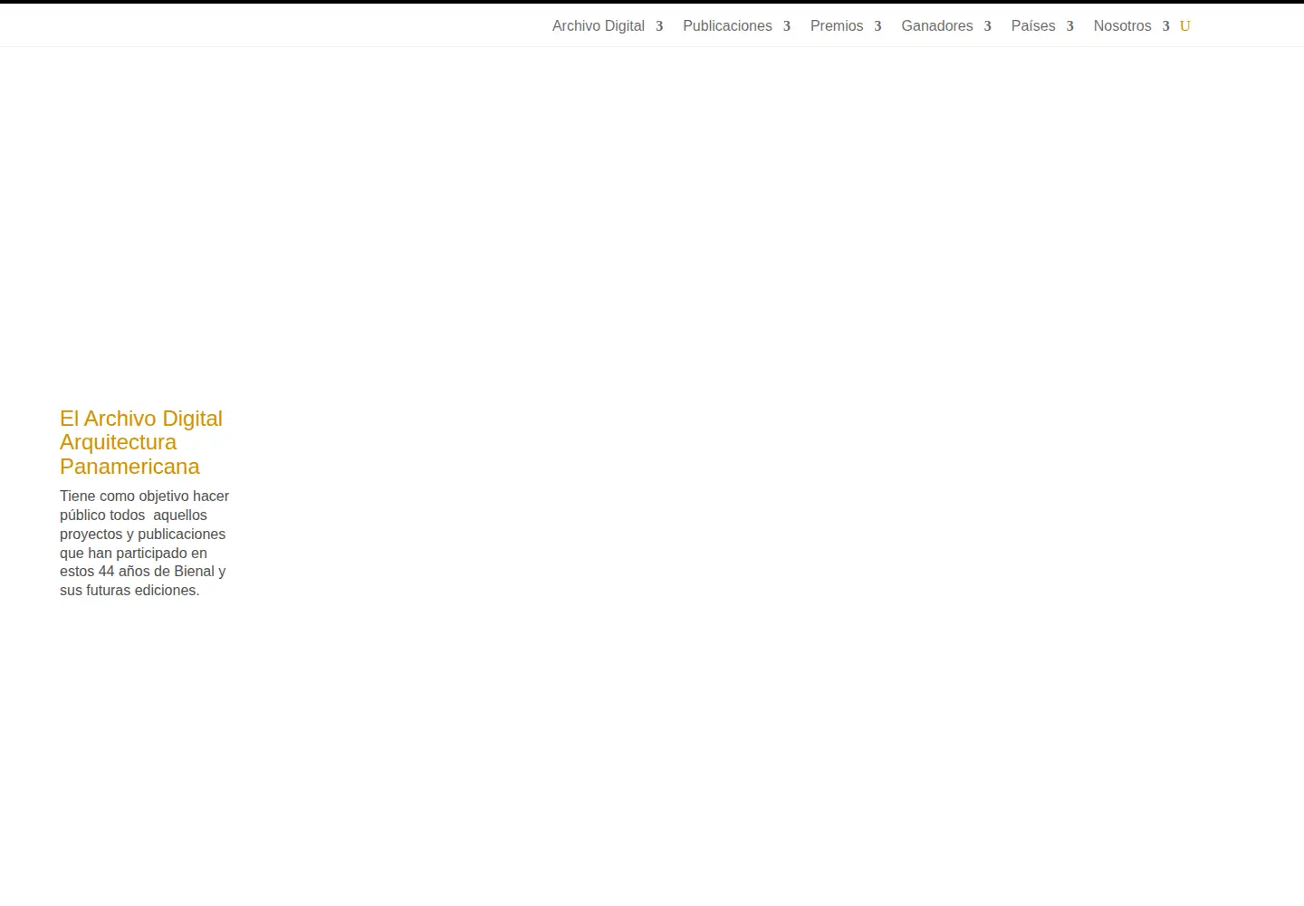 Screenshot of arquitecturapanamericana.com