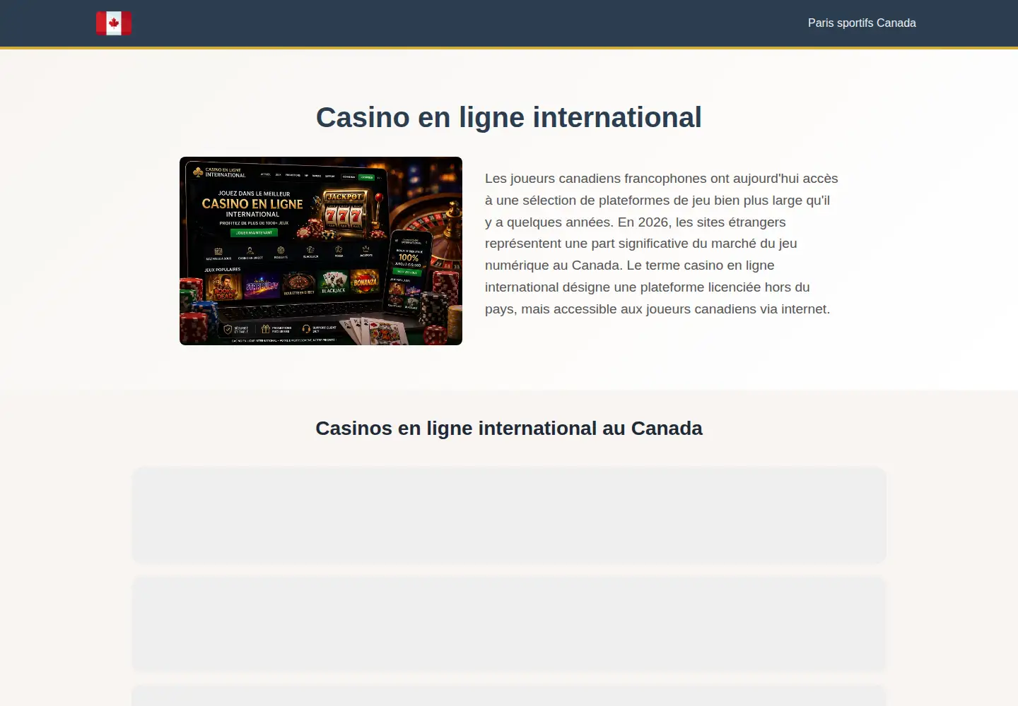 Screenshot of polarnet.ca