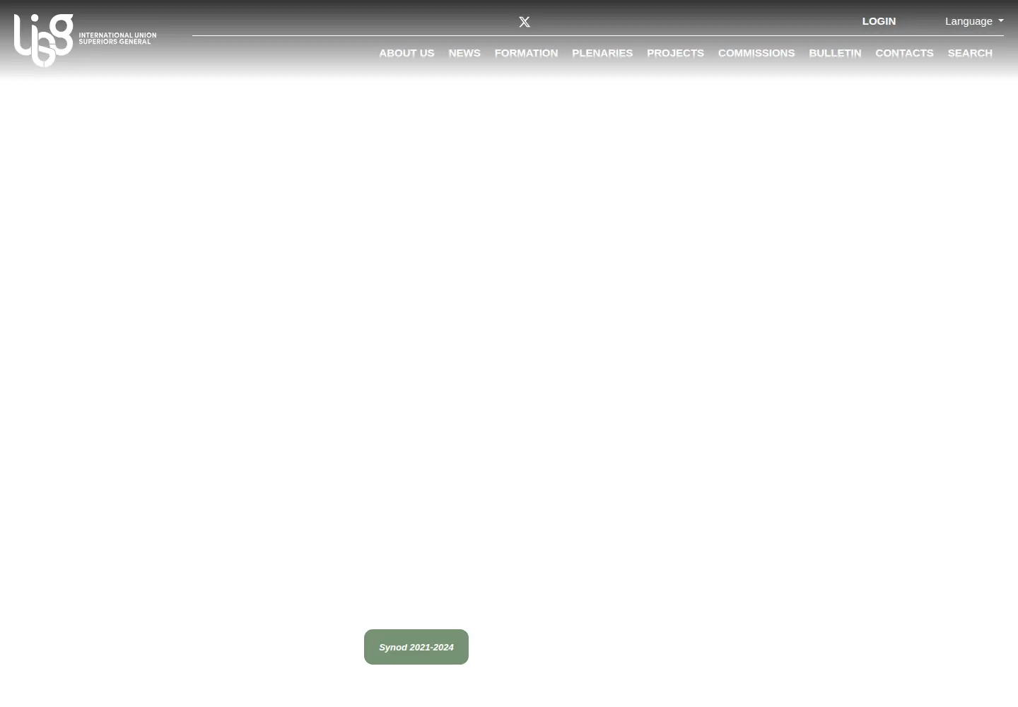 Captured homepage of uisg.org in the current scan