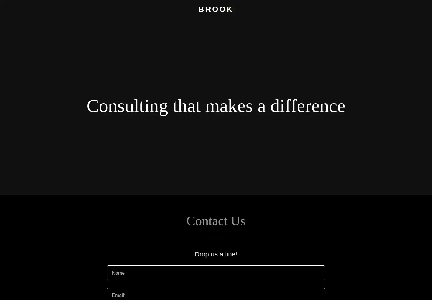 Screenshot of brook.com