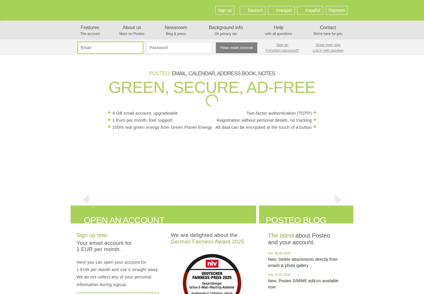 Screenshot of cleanternet.org