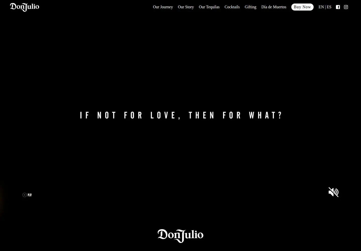 Screenshot of donjulio.com