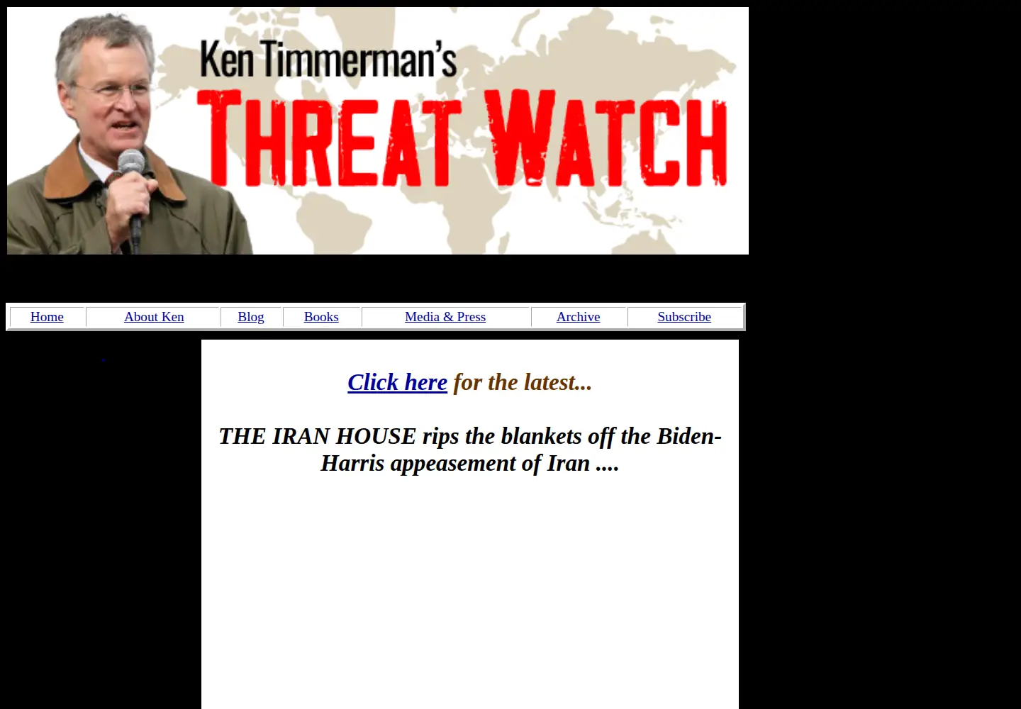 Screenshot of kentimmerman.com