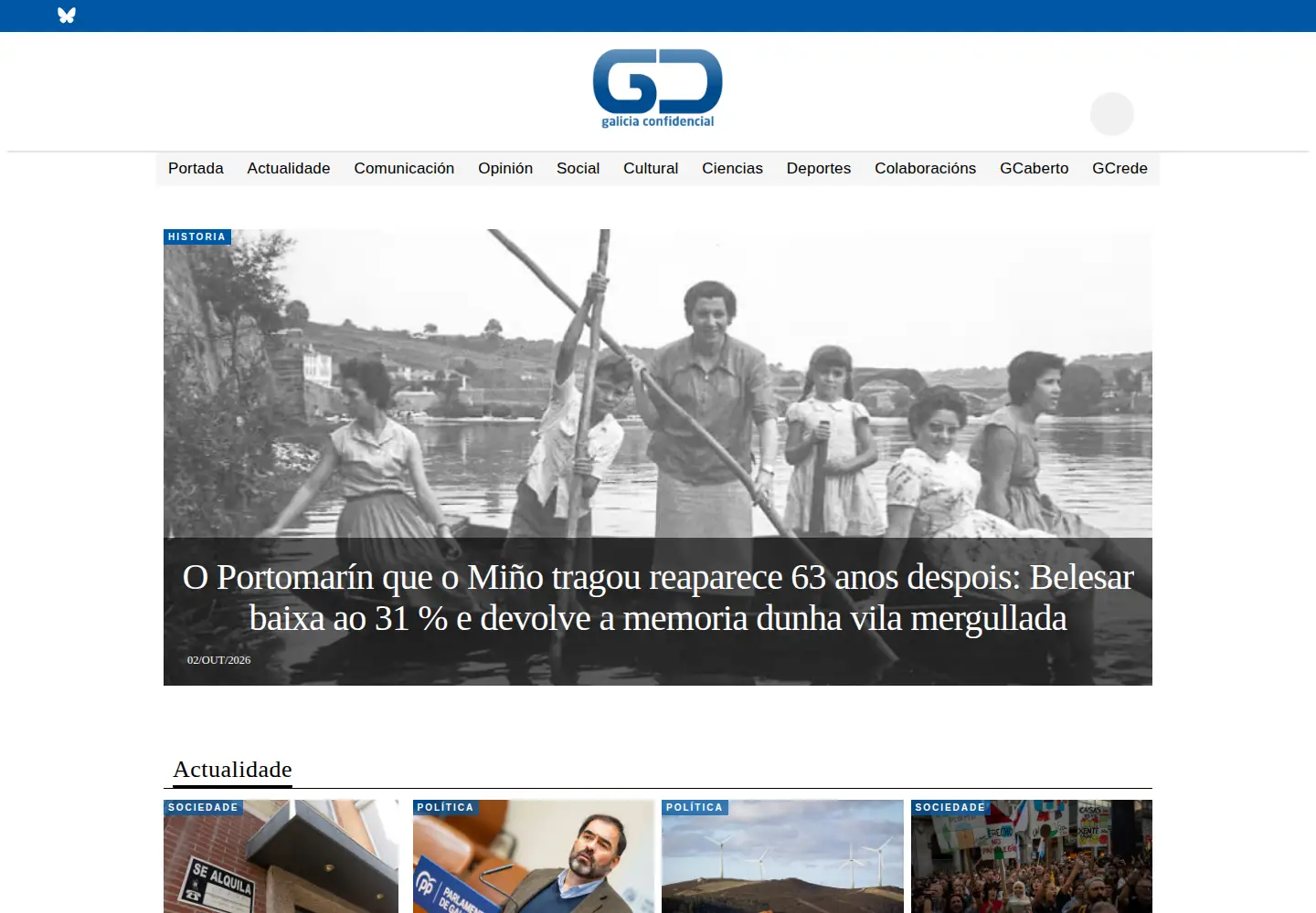 Screenshot of galiciaconfidencial.com
